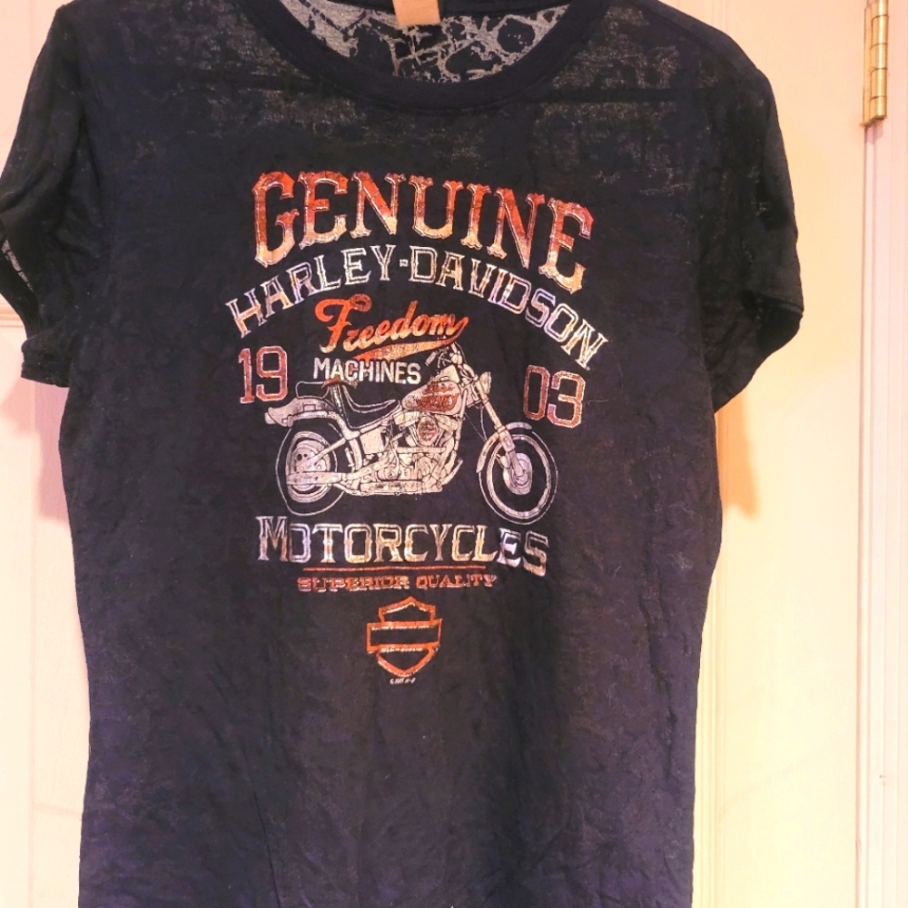 Harley Davidson Black vintage Tee